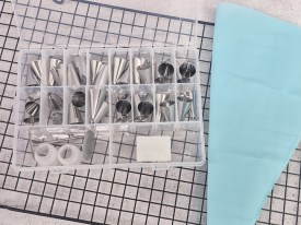 Kit de picos con manga celeste